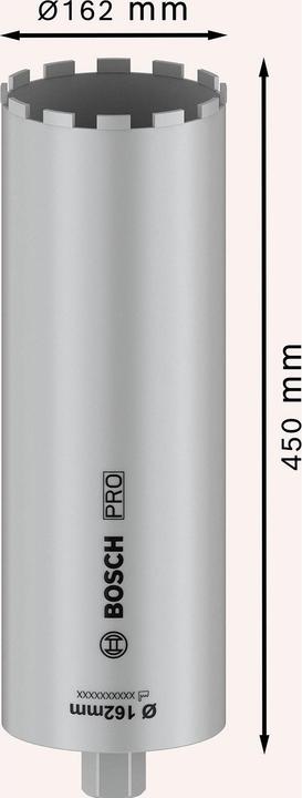 Produktbild Bosch Professional Zubehör PRO Core Cutter wet, 162 x 450 mm, 1 1/4" UNC (162 Millimeter)