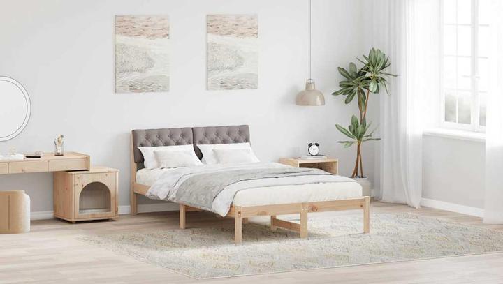 Actual product image vidaXL Plattformbettgestell (120 x 190 cm)