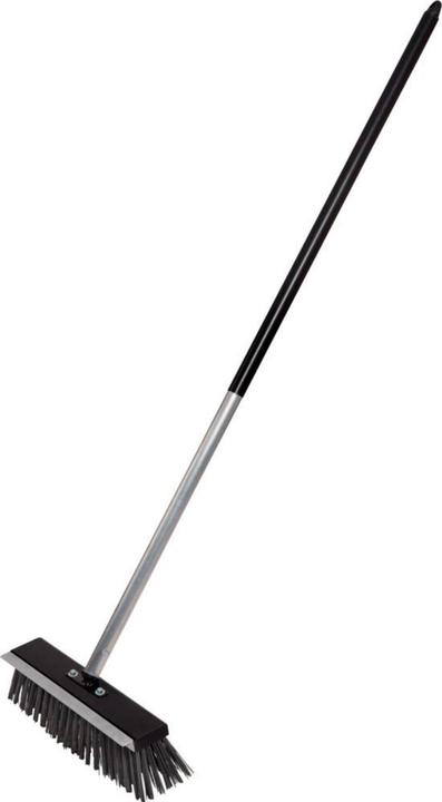 Freund Street broom with aluminium scraper edge and aluminium handle Elaston 40cm