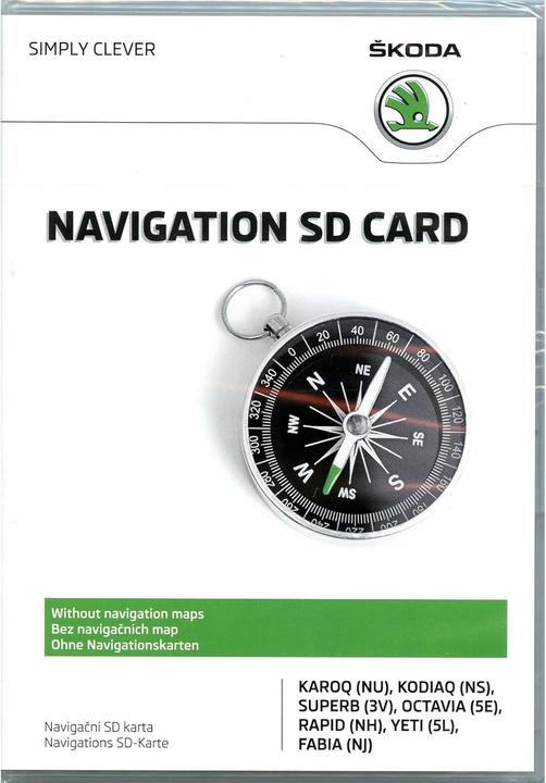 Image du produit Skoda Carte mémoire SD pour système de navigation, sans données cartographiques (16 Go, SDHC)