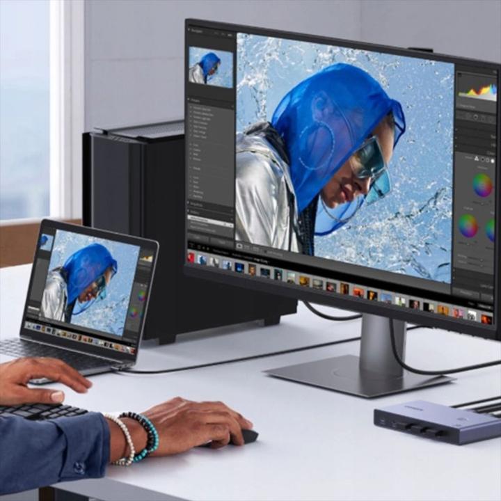 Produktbild Ugreen Przełącznik Switch KVM CM731 2w1 USB-C + HDMI