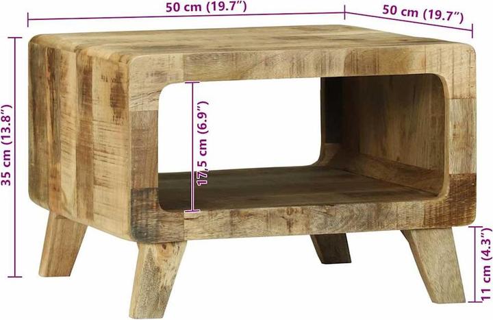 Actual product image VidaXL Coffee table (50 x 50 x 35 cm)