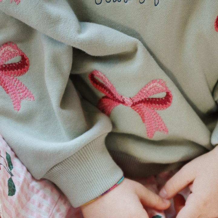 Produktbild Konges Slojd Lou Bow Sweatshirt Tea (80)