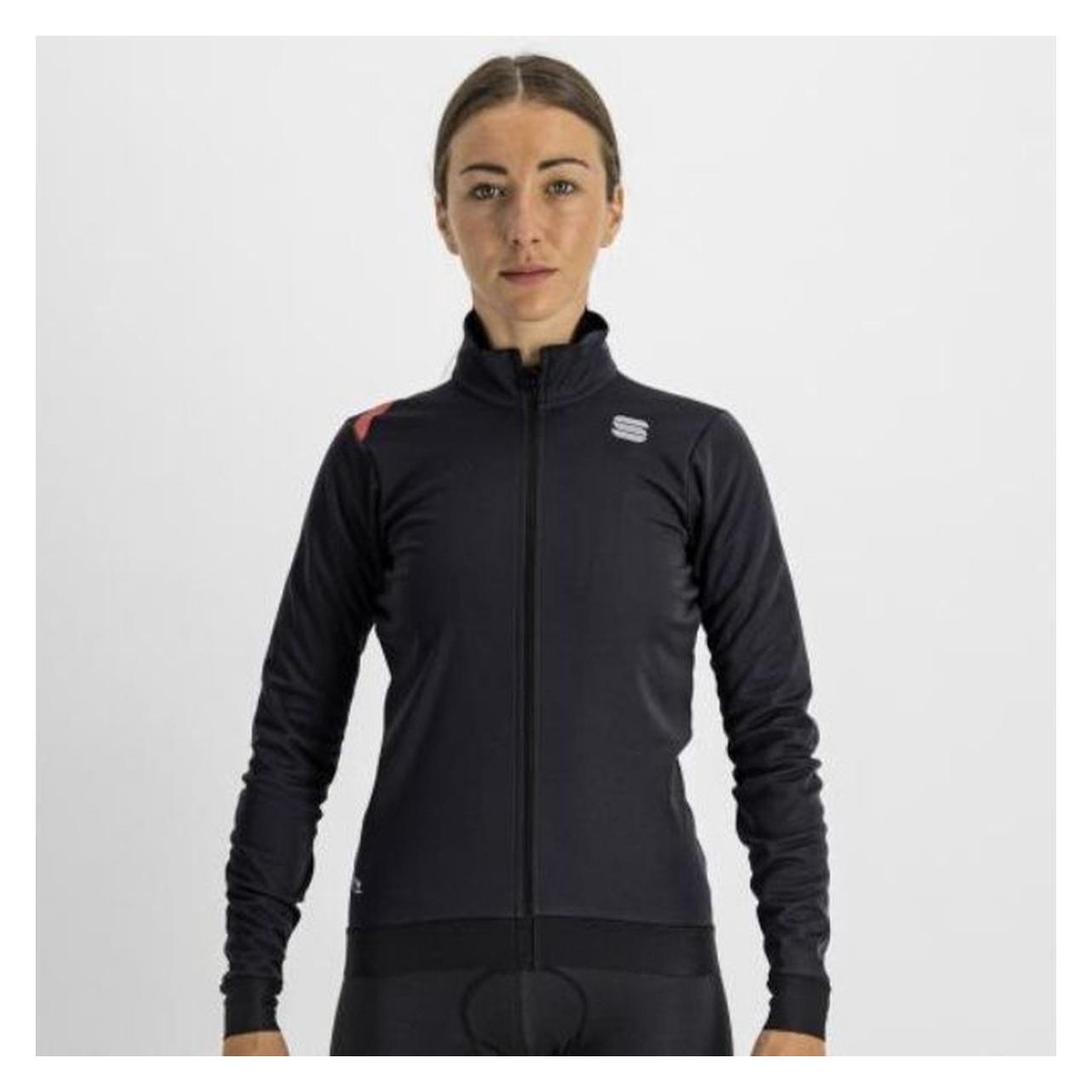 Sportful, Vrouwen, Fietsjassen, Fiandre Edium W Jas (M), Zwart, M