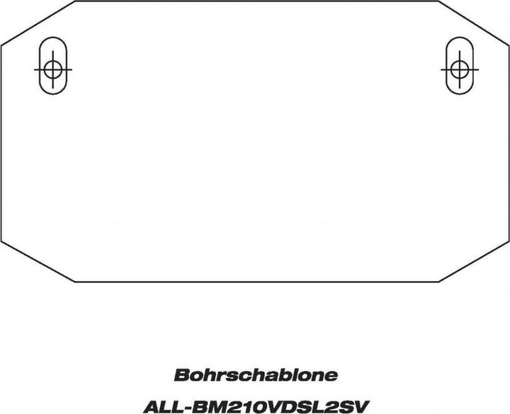 Produktbild Allnet ISP Bridge Modem VDSL2 / Supervectoring 35b mit Vectoring "ALL-BM210VDSL2SV"