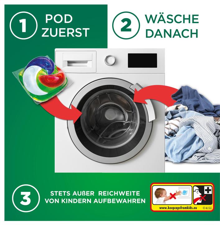 Productafbeelding Ariel MaxPower Pods Universal Waschmittelpods 54 WL (54 Wascycli)