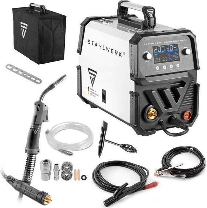 Produktbild Stahlwerk Schweissgerät MIG MAG 200 ST Digital IGBT Schutzgas mit 200 A