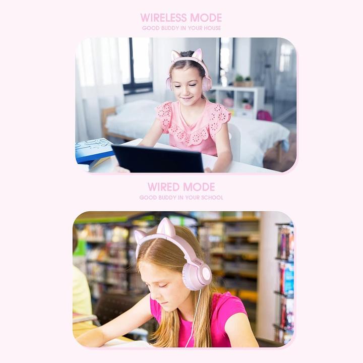 Immagine prodotto Hisonic Kinderkopfhörer mit Katzenohren