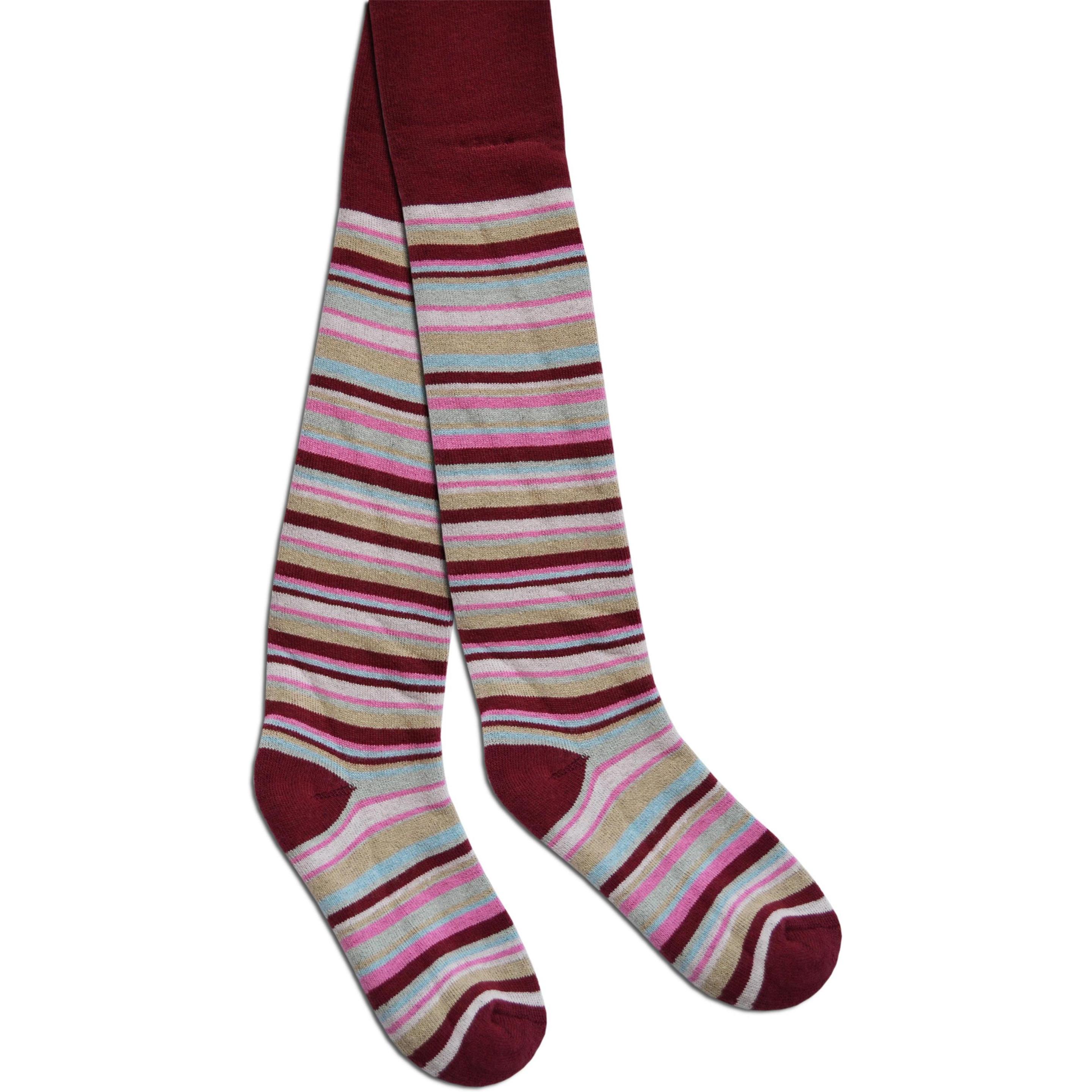 Normani, Herren, Strümpfe, Kinder-Ringel-Thermostrumpfhose, Braun, (122/128)