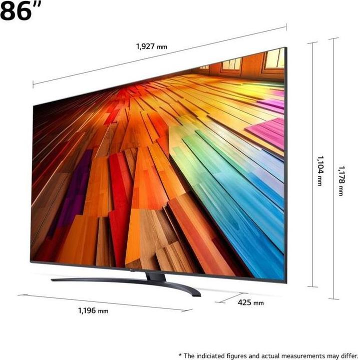 Actual product image LG 86UT81006LA (86", UT81, LED, 4K, 2024)