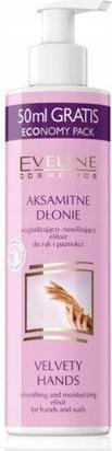 Eveline Velvet Hands Glättendes und feuchtigkeitsspendendes Hand- und Nagelelixier (245 ml)