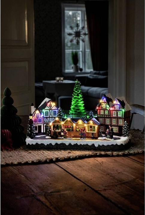 Produktbild Konstsmide LED Szenerie Weihnachtsmarkt