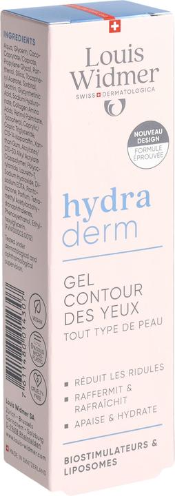 Produktbild Widmer Louis Hydraderm Gel für die Augenpartie parfumiert 15 ml (Augenpflege Gel, 15 ml, Tag + Nacht)