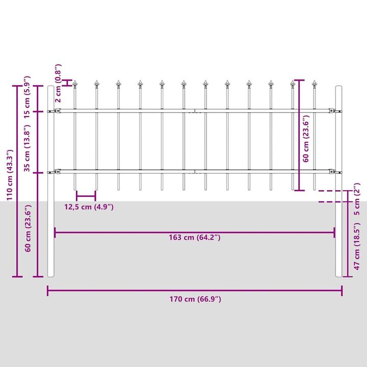 Produktbild vidaXL Garten-Paneel
