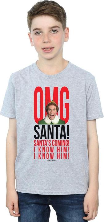 Produktbild Elf OMG Santa I Know Him TShirt Jungen (152, 158)
