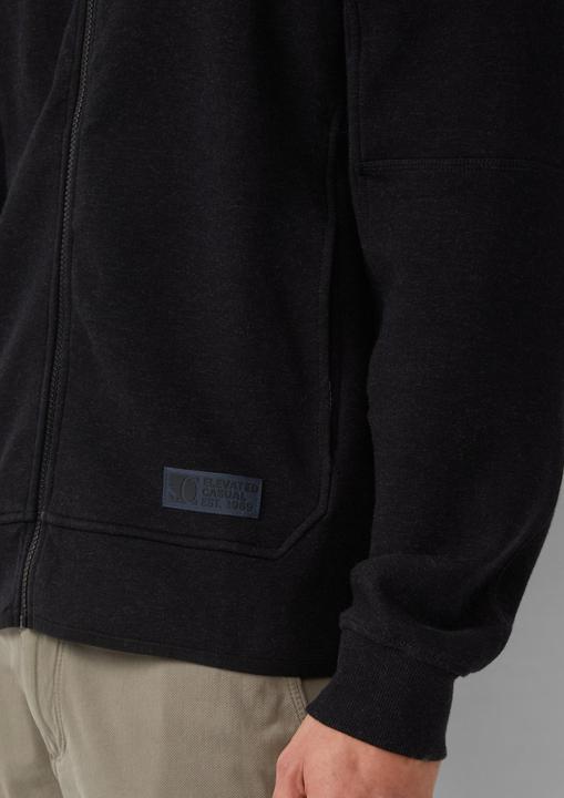 Produktbild s.Oliver Sweatshirt Jacke Melierte Sweatjacke mit Ärmeltasche (M)