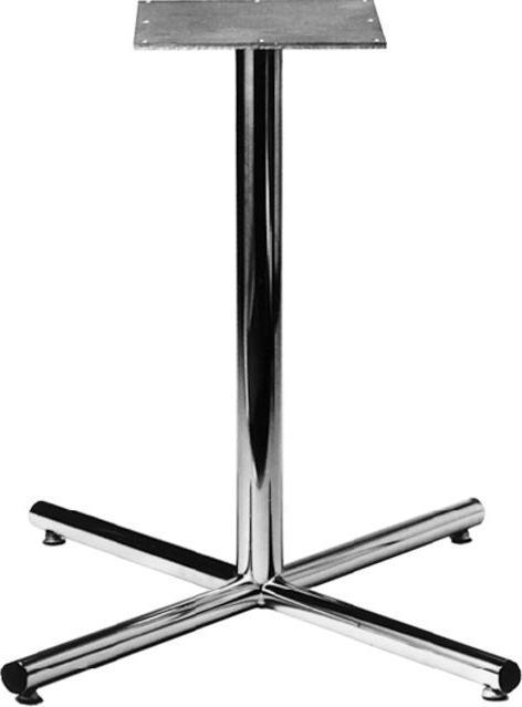 Image du produit Pied de table en X chromé poli H 695mm Largeur de pied 600mm