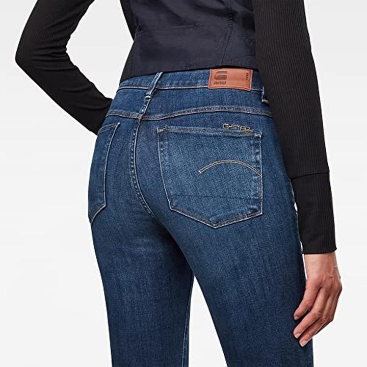 Actual product image G-Star 3301 High Skinny Jeans Superstretch worn in coal (W31/L32)