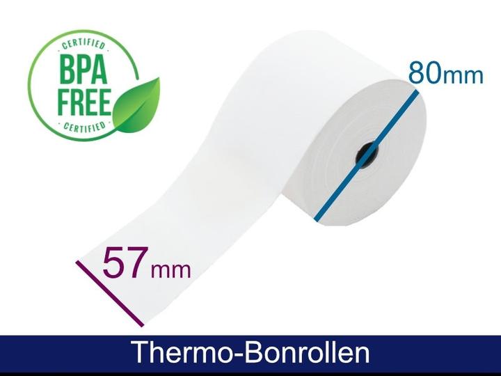 ARTDEV Thermorolle - 57 80 12 (B/D(max.)/K) weiss, 78m