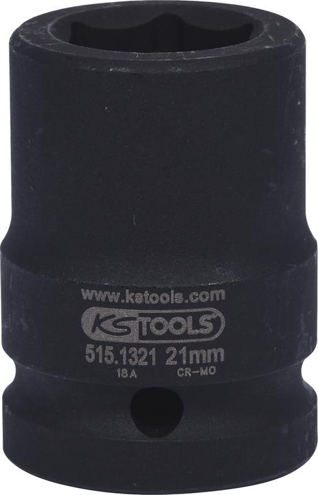 Actual product image KS Tools 3/4" power socket short (21 mm)