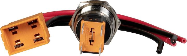 Produktbild Joy-it Button22C-01 Schalter 250 V rastend Grün (Ø x L) 24.80 mm x 34.50 mm IP