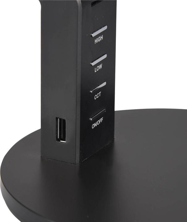 Produktbild Trio Leuchten LED Tischleuchte Ava 523090131, Kunststoff Schwarz matt, inklusiv 5 Watt LED (600 lm)