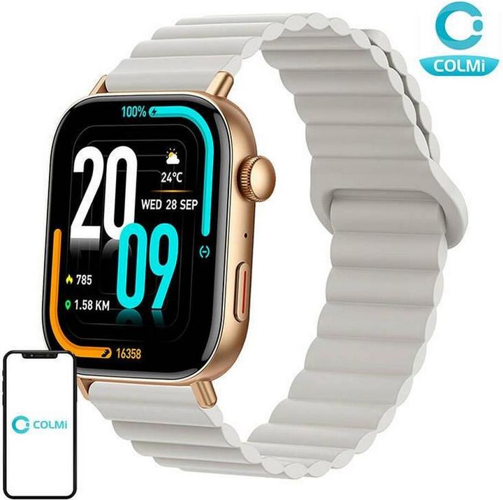 Actual product image Colmi C8 Max smartwatch with magnetic strap (gold) (46.48 mm)