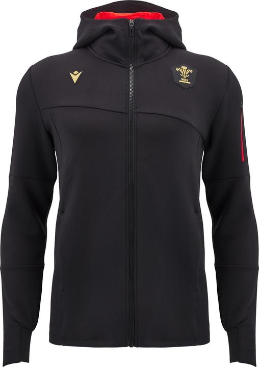 Image du produit Macron Sweatshirt à capuche zippé Pays de Galles 2024 (L)