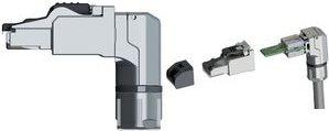 Produktbild Telegärtner Cat6 RJ45 MFP8 right angle shielded plug