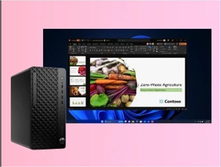 Actual product image HP EliteDesk 8 Tower G1i AI PC (1000 GB, 64 GB, Intel Core Ultra 9 285, GeForce RTX 3050)