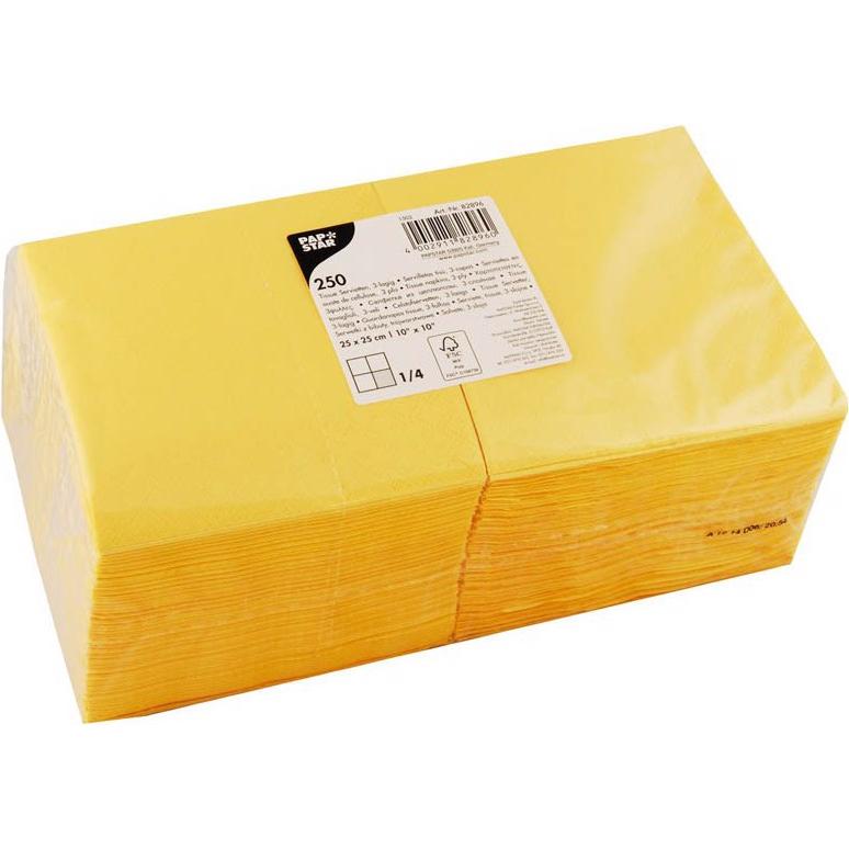 Papstar, Servietten, Servietten (250 x, 24 x 24 cm)
