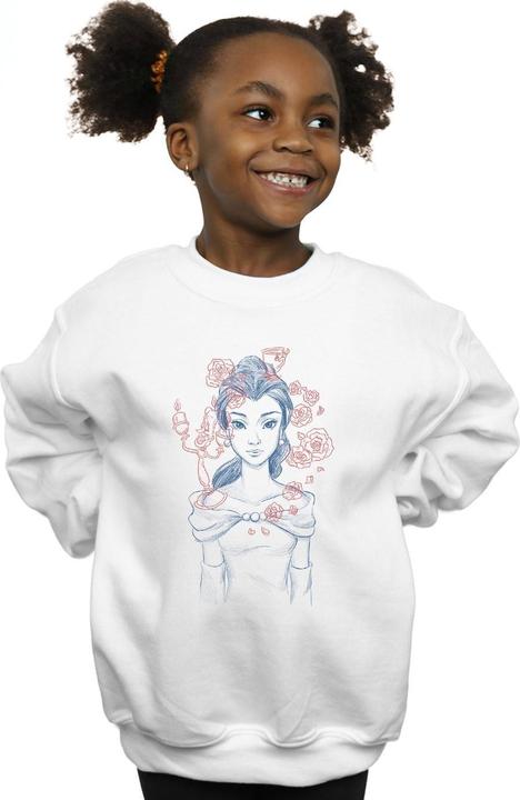 Produktbild Disney Belle Lumiere Sketch Sweatshirt Mädchen (116)