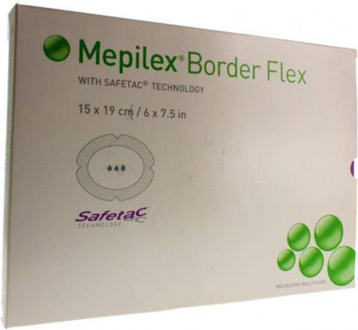 Produktbild Mepilex Border Flex Oval 15x19cm (5x)