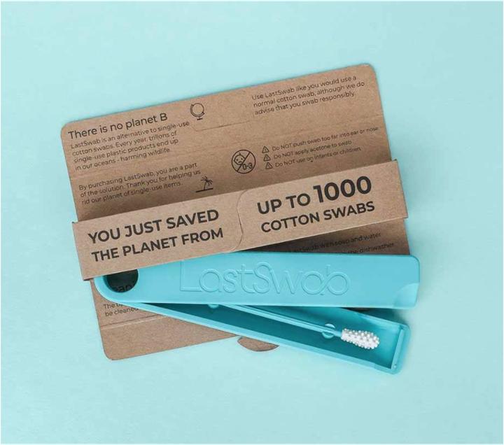 Image du produit LastObject Basic Coton-tiges réutilisables Turquoise (6 pcs)