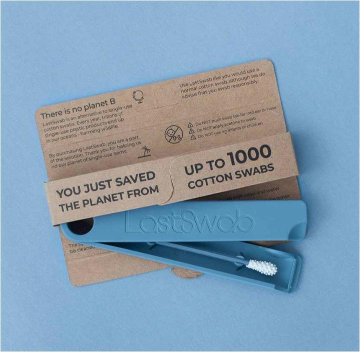 Image du produit LastObject Basic Coton-tiges réutilisables bleu (6 pcs)