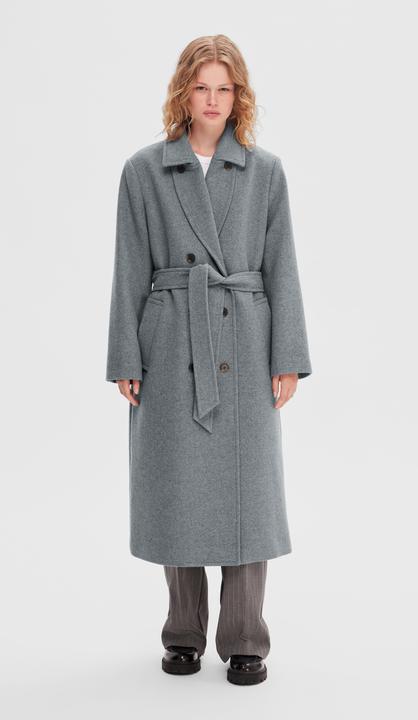 Produktbild Selected Femme Zweireihiger Wollmantel