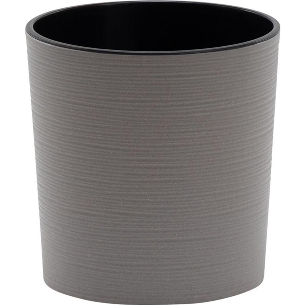Siena Garden, Blumentopf, Pflanzgefäss ECO Lens grau Ø 25x25,5 cm (25 cm)