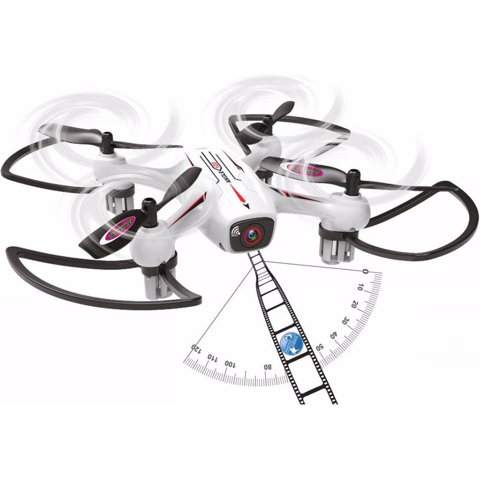 Thumbnail - Jamara Angle 120 Altitude HD Wifi FPV (10 min, 60 g), Drohne, Weiss