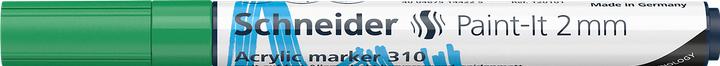 Valeurs nutritives et ingrédients Schneider Marqueur acrylique Paint-It 310 2mm vert (1 x)