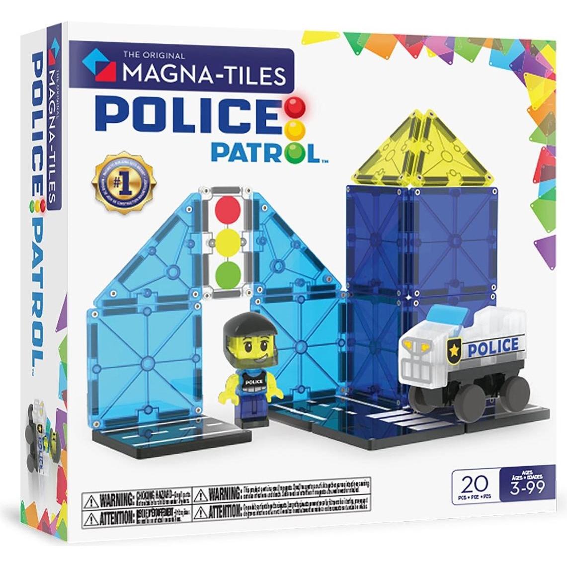 Magna-Tiles  Police Patrol - 20 Teile