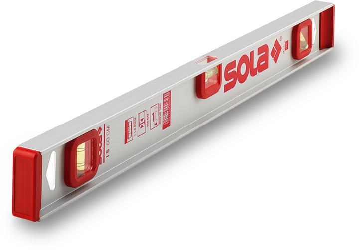 Actual product image MGA Sola 1254801 Alu I spirit level "I 5 60" cm in grey/red (60 cm)