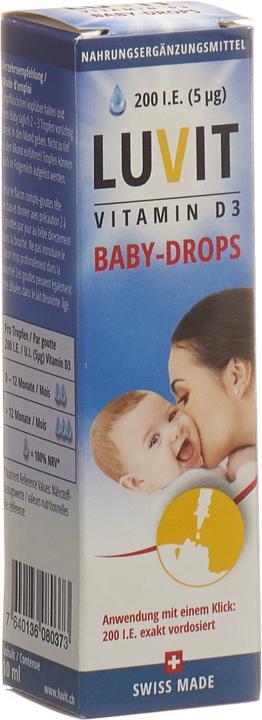 Actual product image Luvit Vitamin Baby Drops (1 Piece, Droplet, 30 g)