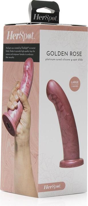 Produktbild Fleshlight HerSpot Dildo Golden Rose Large