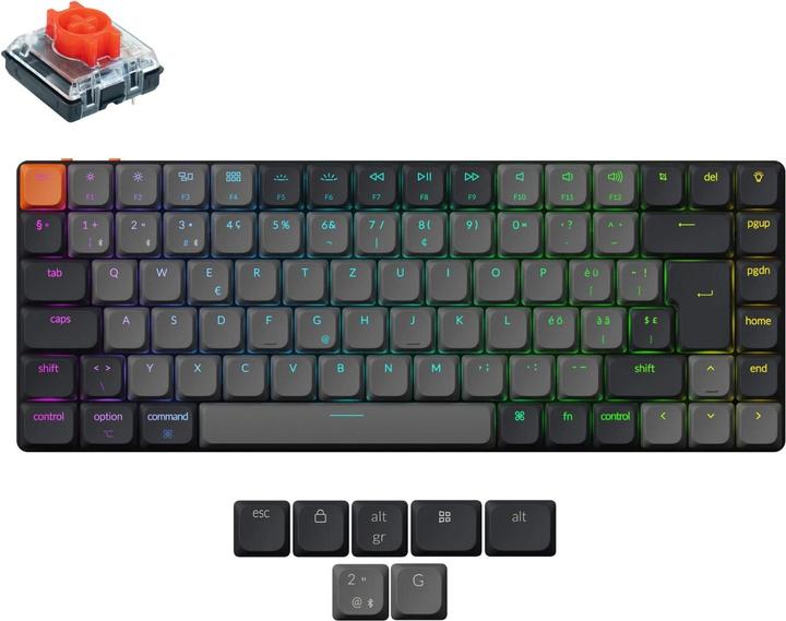 Immagine prodotto Keychron K3 QMK V3 (Svizzera, Cablato, Senza fili)