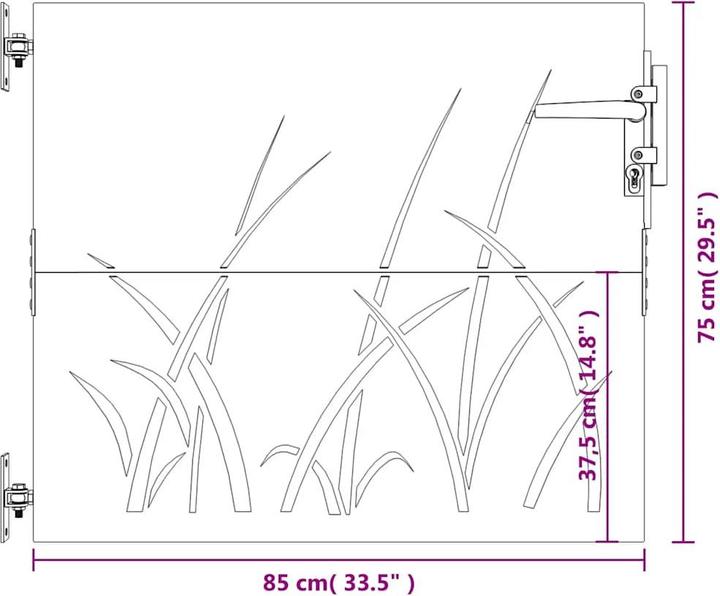 Produktbild vidaXL Gartentor