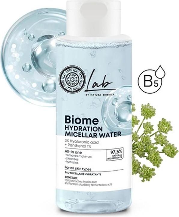 Actual product image Natura Siberica Lab Biome Hydration Micellar Water 400ml (Cleansing lotion, 400 ml)