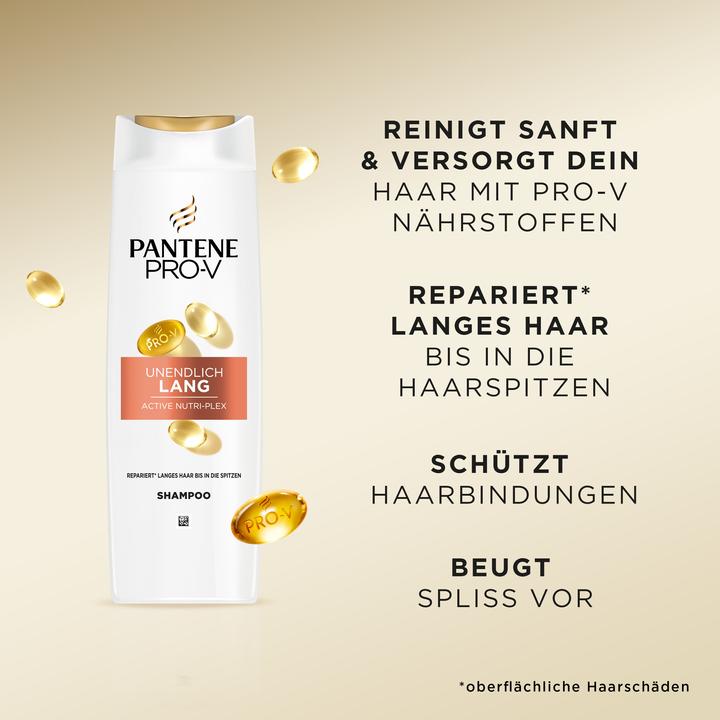 Produktbild Pantene Pro-V Unendlich Lang (200 ml, Flüssiges Shampoo)