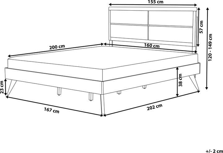 Actual product image Beliani Poissy (160 x 200 cm)