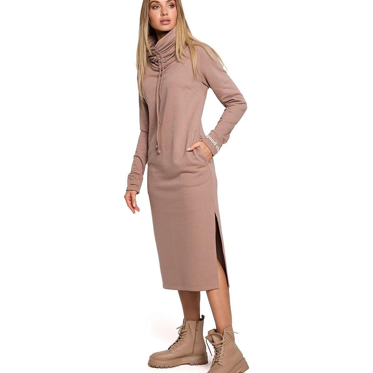 Made of Emotion, Damen, Kleider, Alltagskleid Moe, Beige, (L)