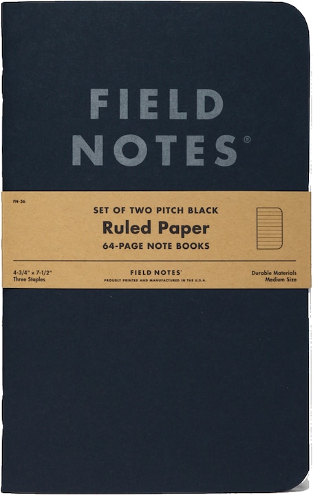 Produktbild Field Notes Pitch Black Edition 2er Pack